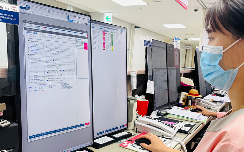 107병동 간호사 사진